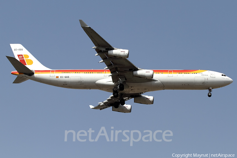 Iberia Airbus A340-313 (EC-GGS) | Photo 214360