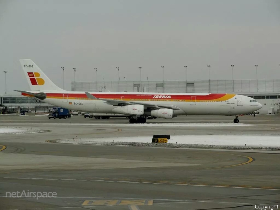 Iberia Airbus A340-313 (EC-GGS) | Photo 59793