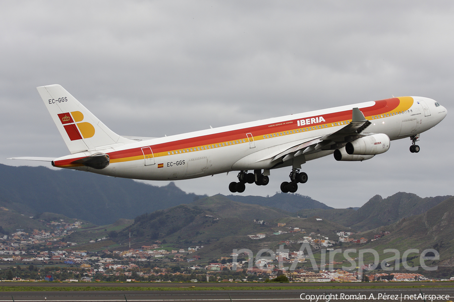 Iberia Airbus A340-313 (EC-GGS) | Photo 282306