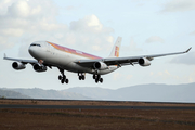 Iberia Airbus A340-313 (EC-GHX) at  Guatemala City - La Aurora, Guatemala