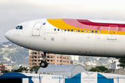 Iberia Airbus A340-313 (EC-GHX) at  Guatemala City - La Aurora, Guatemala