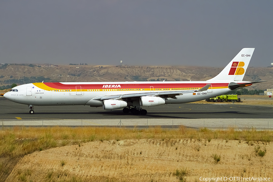 Iberia Airbus A340-313 (EC-GHX) | Photo 496428