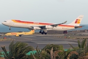 Iberia Airbus A340-313 (EC-GJT) at  Gran Canaria, Spain