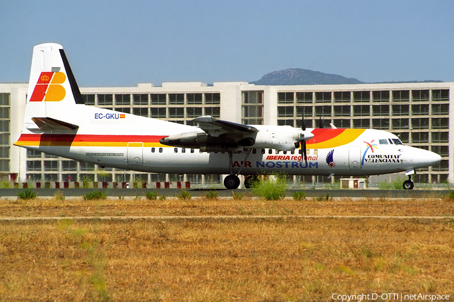 Iberia Regional (Air Nostrum) Fokker 50 (EC-GKU) | Photo 354005