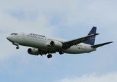 Futura International Airways Boeing 737-4Y0 (EC-GNZ) at  Belfast / Aldergrove - International, United Kingdom