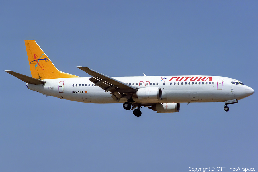 Futura International Airways Boeing 737-4Y0 (EC-GNZ) | Photo 425969