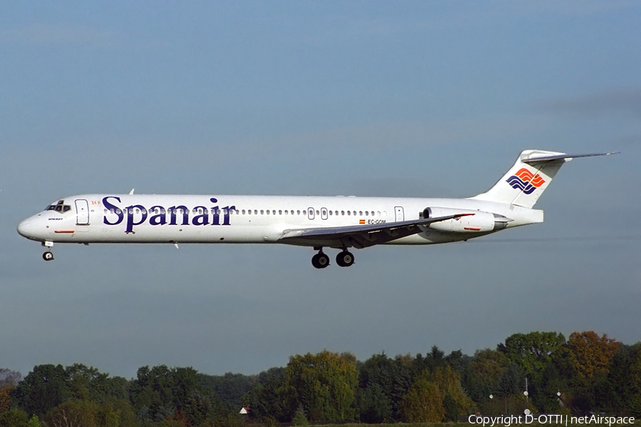 Spanair McDonnell Douglas MD-83 (EC-GOM) | Photo 366369