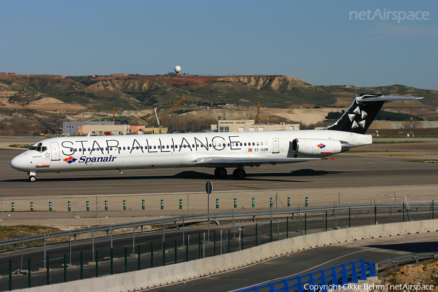 Spanair McDonnell Douglas MD-83 (EC-GOM) | Photo 45401