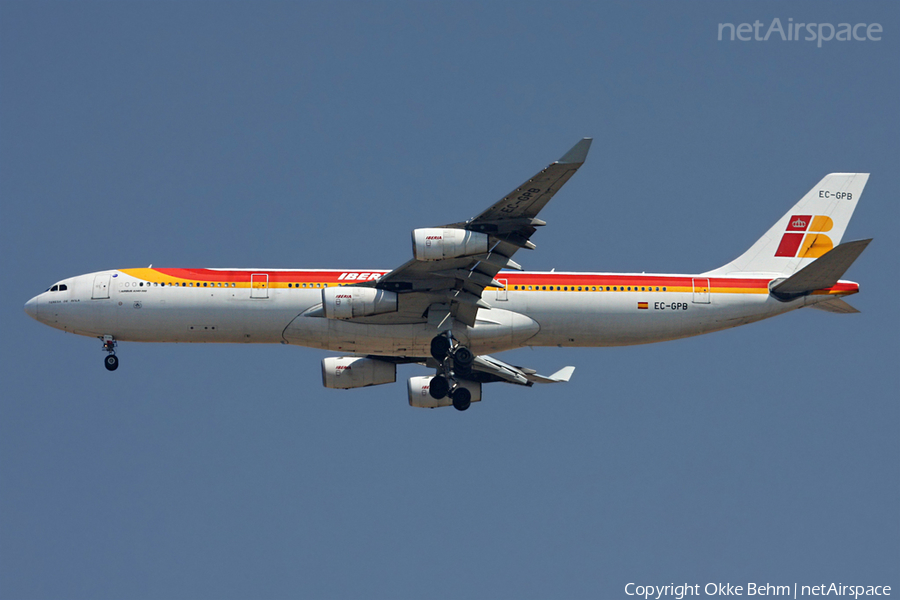 Iberia Airbus A340-313X (EC-GPB) | Photo 51924