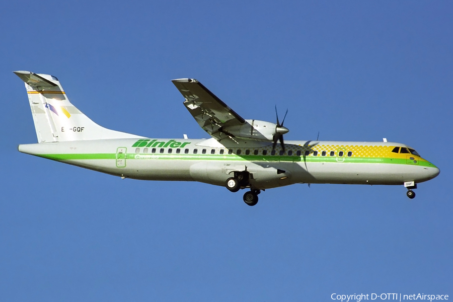 Binter Canarias ATR 72-202 (EC-GQF) | Photo 376431