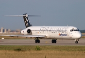 Spanair McDonnell Douglas MD-83 (EC-GQG) at  Frankfurt am Main, Germany