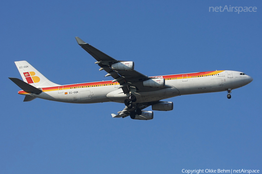 Iberia Airbus A340-313X (EC-GQK) | Photo 51925