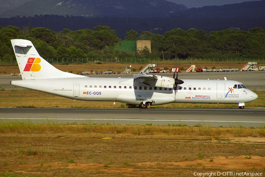 Iberia Regional (Air Nostrum) ATR 72-211 (EC-GQS) | Photo 347243