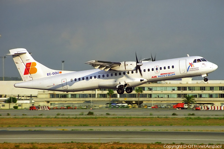 Iberia Regional (Air Nostrum) ATR 72-201 (EC-GQU) | Photo 351392