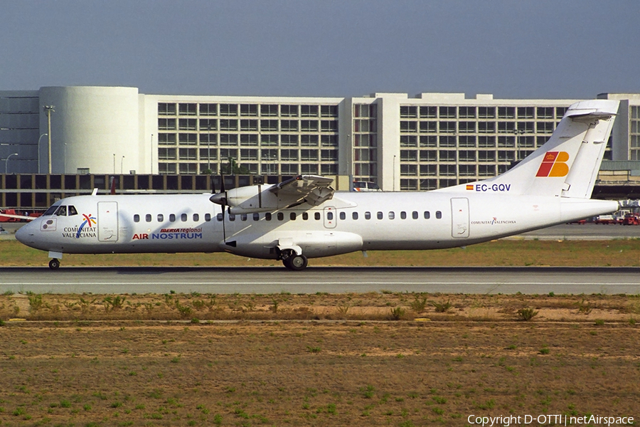 Iberia Regional (Air Nostrum) ATR 72-201 (EC-GQV) | Photo 346336