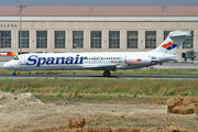 Spanair McDonnell Douglas MD-87 (EC-GRM) at  Malaga, Spain