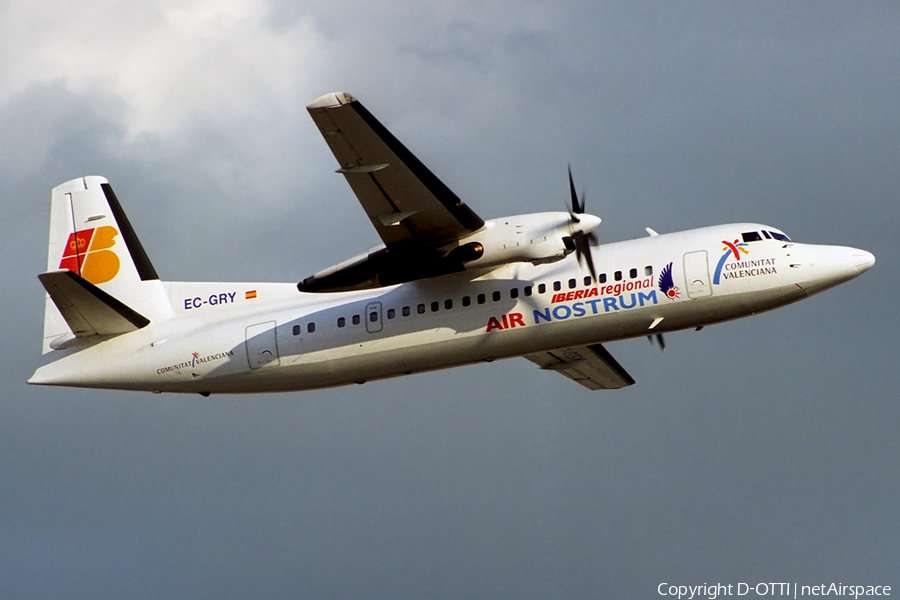 Iberia Regional (Air Nostrum) Fokker 50 (EC-GRY) | Photo 351390