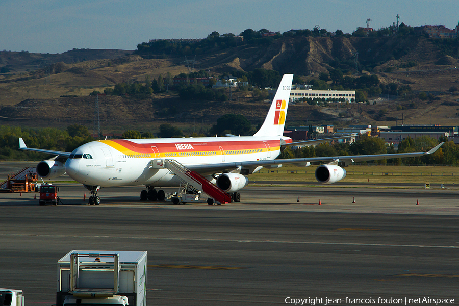 Iberia Airbus A340-313 (EC-GUQ) | Photo 130289
