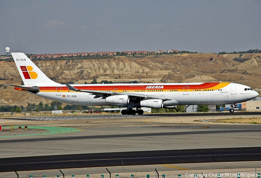Iberia Airbus A340-313 (EC-GUQ) | Photo 186091