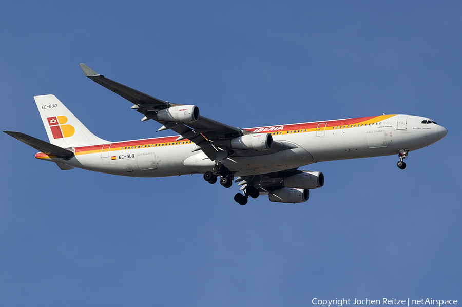 Iberia Airbus A340-313 (EC-GUQ) | Photo 46173