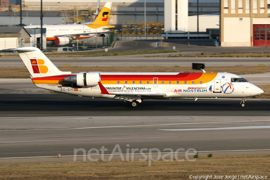 Iberia Regional (Air Nostrum) Bombardier CRJ-200ER (EC-GYI) | Photo 511491
