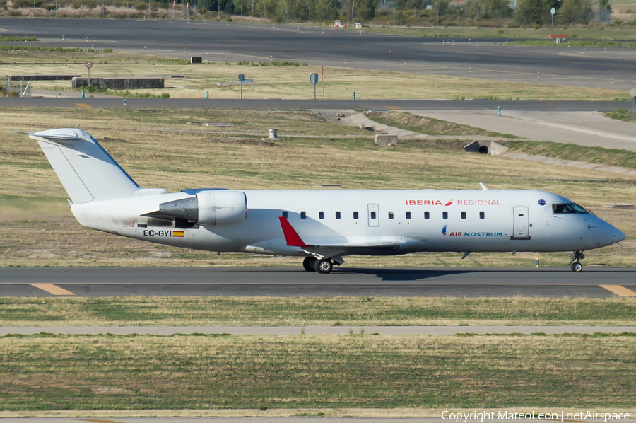 Iberia Regional (Air Nostrum) Bombardier CRJ-200ER (EC-GYI) | Photo 350479