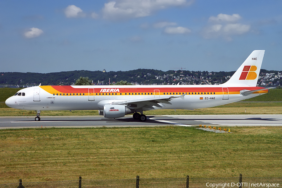 Iberia Airbus A321-211 (EC-HAE) | Photo 413768