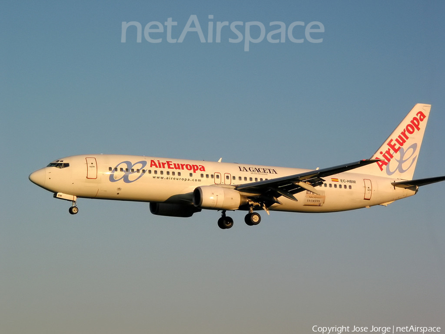 Air Europa Boeing 737-85P (EC-HBM) | Photo 398059