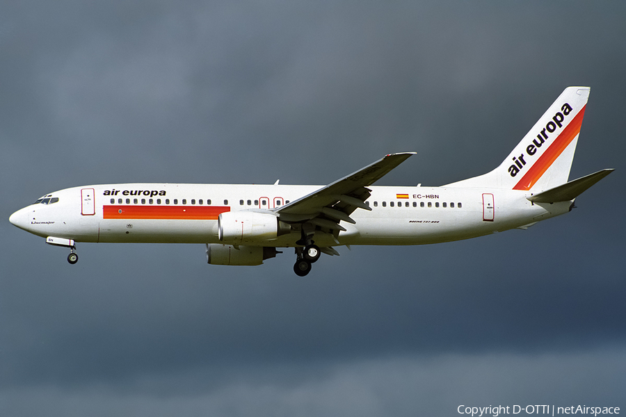 Air Europa Boeing 737-85P (EC-HBN) | Photo 449688