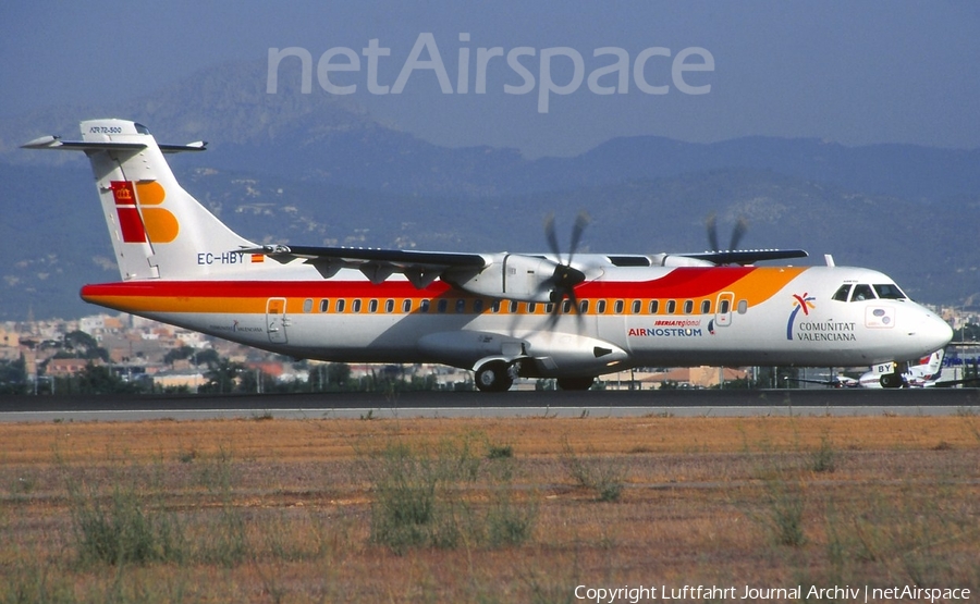 Iberia Regional (Air Nostrum) ATR 72-500 (EC-HBY) | Photo 405746