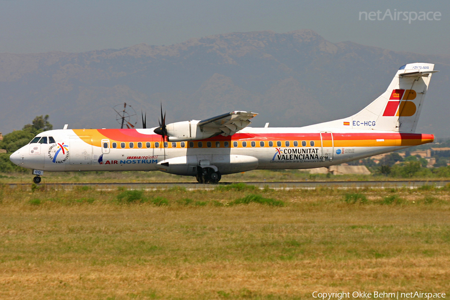 Iberia Regional (Air Nostrum) ATR 72-500 (EC-HCG) | Photo 39086