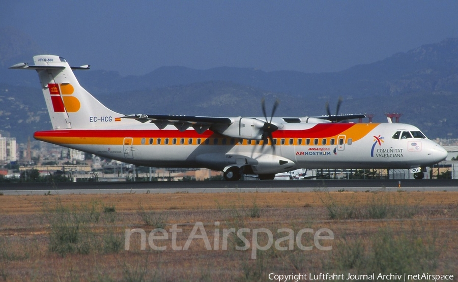 Iberia Regional (Air Nostrum) ATR 72-500 (EC-HCG) | Photo 406075