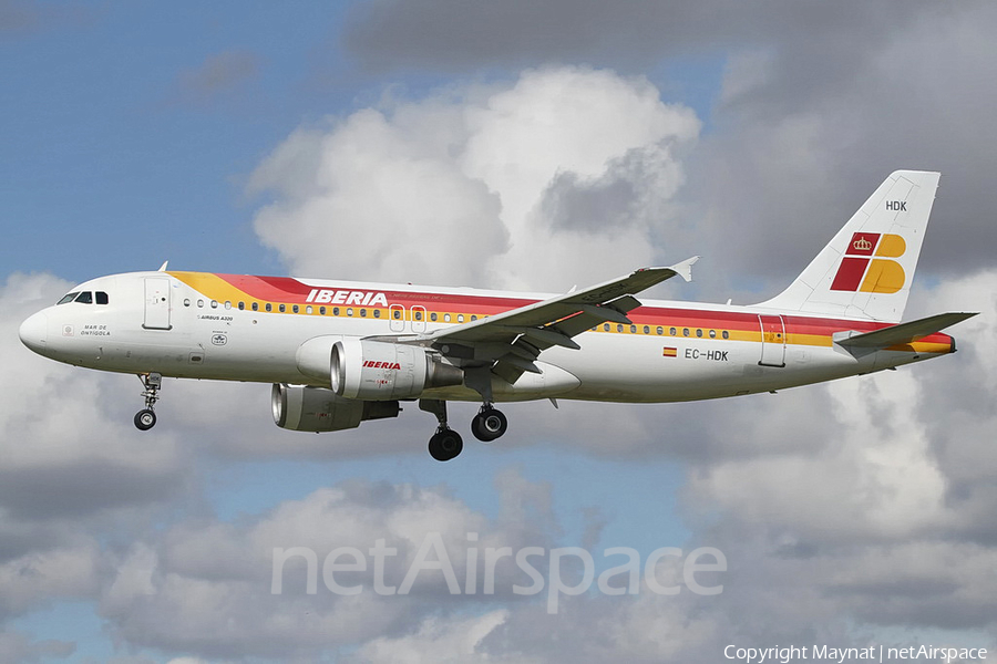 Iberia Airbus A320-214 (EC-HDK) | Photo 134814