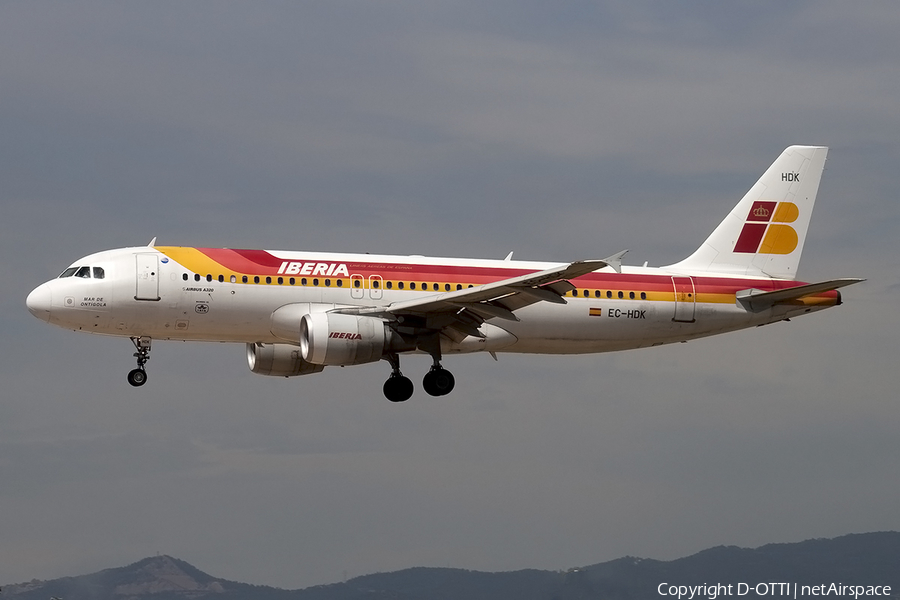 Iberia Airbus A320-214 (EC-HDK) | Photo 164495