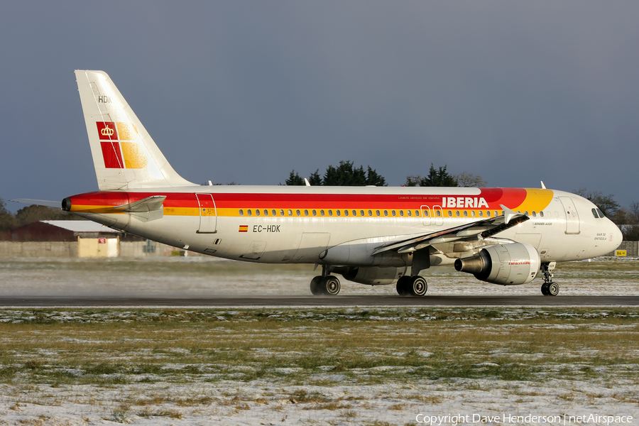 Iberia Airbus A320-214 (EC-HDK) | Photo 19432