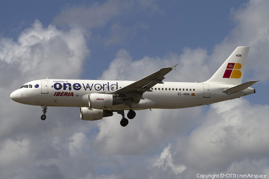 Iberia Airbus A320-214 (EC-HDN) | Photo 300842