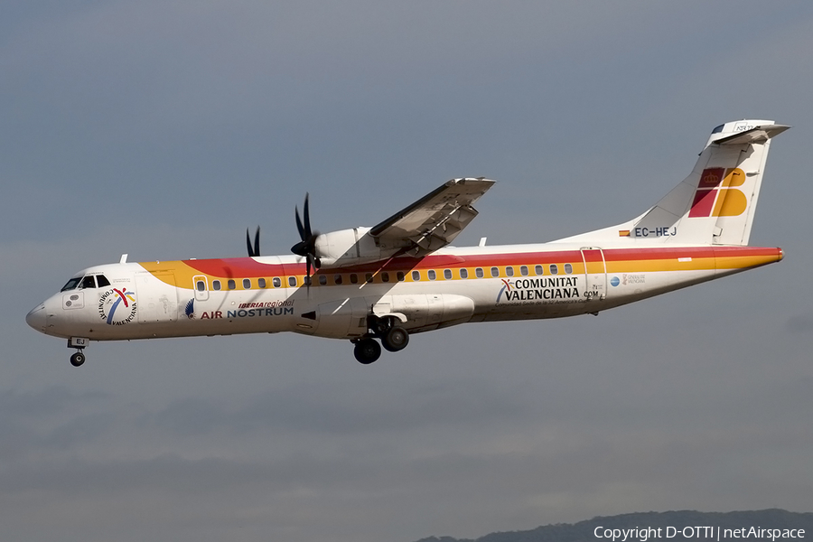 Iberia Regional (Air Nostrum) ATR 72-500 (EC-HEJ) | Photo 164288