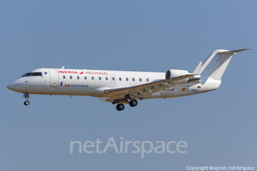 Iberia Regional (Air Nostrum) Bombardier CRJ-200ER (EC-HEK) | Photo 211217