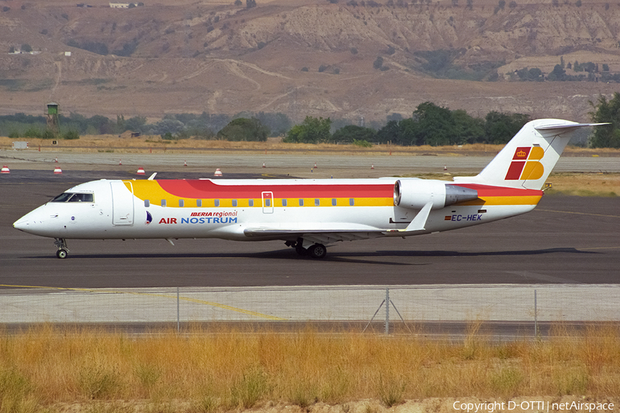 Iberia Regional (Air Nostrum) Bombardier CRJ-200ER (EC-HEK) | Photo 496435