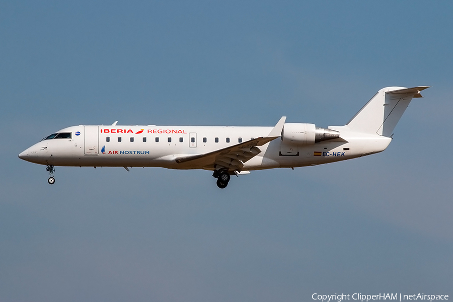 Iberia Regional (Air Nostrum) Bombardier CRJ-200ER (EC-HEK) | Photo 267631