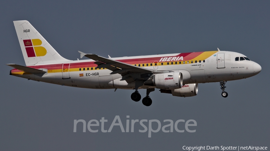 Iberia Airbus A319-112 (EC-HGR) | Photo 231480