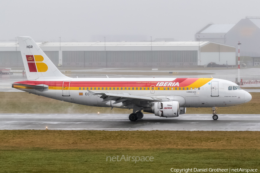 Iberia Airbus A319-112 (EC-HGR) | Photo 103958