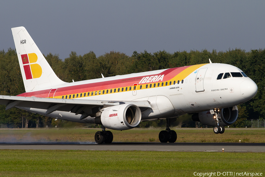 Iberia Airbus A319-112 (EC-HGR) | Photo 517659