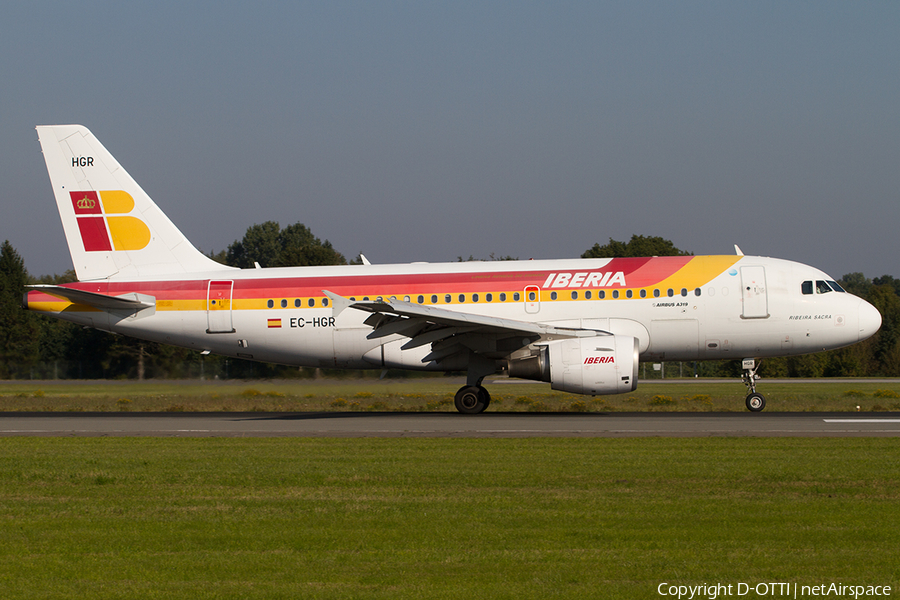 Iberia Airbus A319-112 (EC-HGR) | Photo 517660