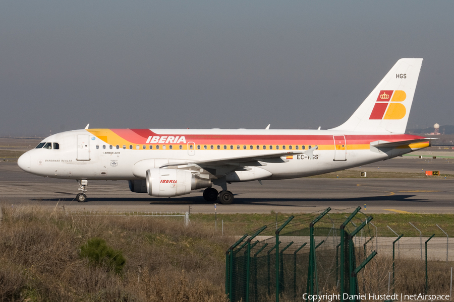 Iberia Airbus A319-111 (EC-HGS) | Photo 544065