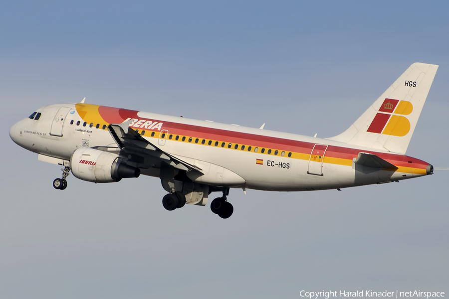 Iberia Airbus A319-111 (EC-HGS) | Photo 312075