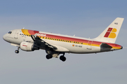 Iberia Airbus A319-111 (EC-HGS) at  Milan - Malpensa, Italy