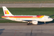 Iberia Airbus A319-111 (EC-HGT) at  Zurich - Kloten, Switzerland