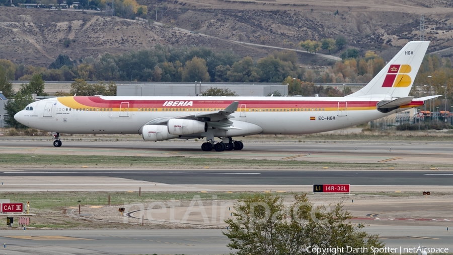 Iberia Airbus A340-313X (EC-HGV) | Photo 233303