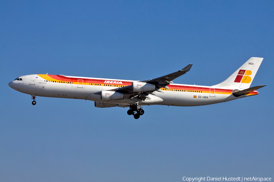 Iberia Airbus A340-313X (EC-HGX) | Photo 544066